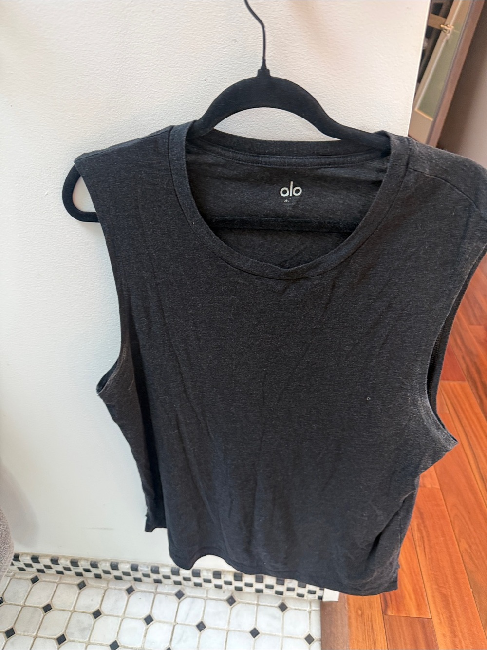 ALO Yoga Men's Black Muscle Tank